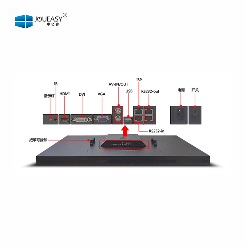 中億睿85寸4k高清液晶拼接屏（2.8MM、3.5MM、6MM、8MM）